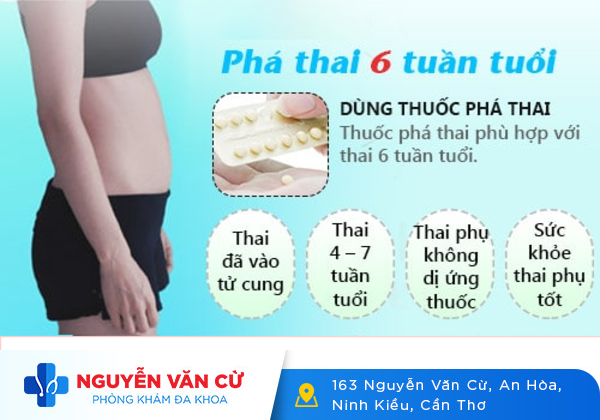 Phương pháp phá thai 6 tuần an toàn và hiệu quả
