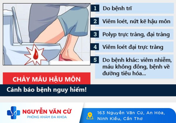 Chảy máu hậu môn – Tác hại và cách điều trị hiệu quả