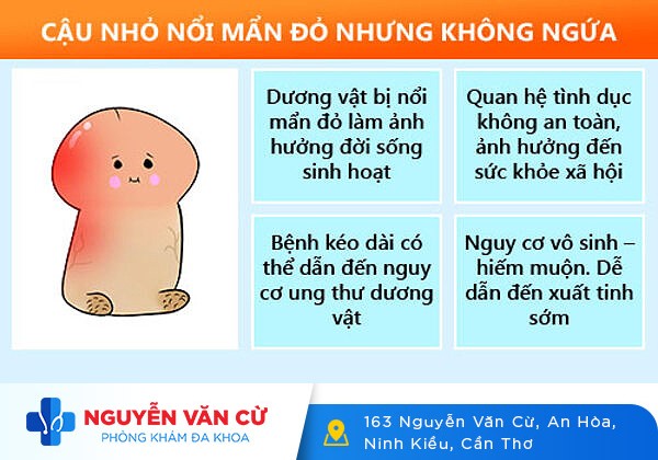 Nổi mẩn đỏ dương vật, nam thanh niên “ngã ngửa” khi nhận kết quả xét nghiệm