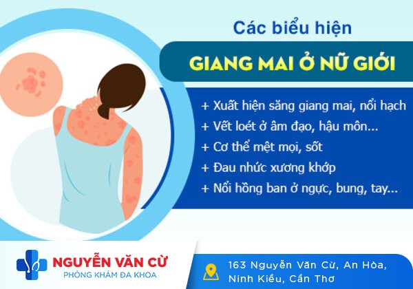 Cách nhận biết bệnh giang mai ở nữ qua từng giai đoạn