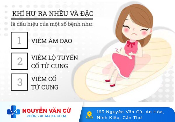 Khí hư ra nhiều là dấu hiệu của bệnh gì?